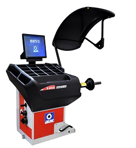 数字电子超级全自动触摸屏视频显示的车轮平衡机