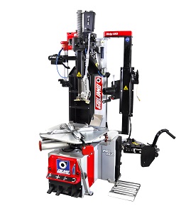 平移概念型高性能超级全自动有无撬杠自由调节轮胎拆装机，配备了两个辅助臂系统的SX 120 PRO DUO LNL